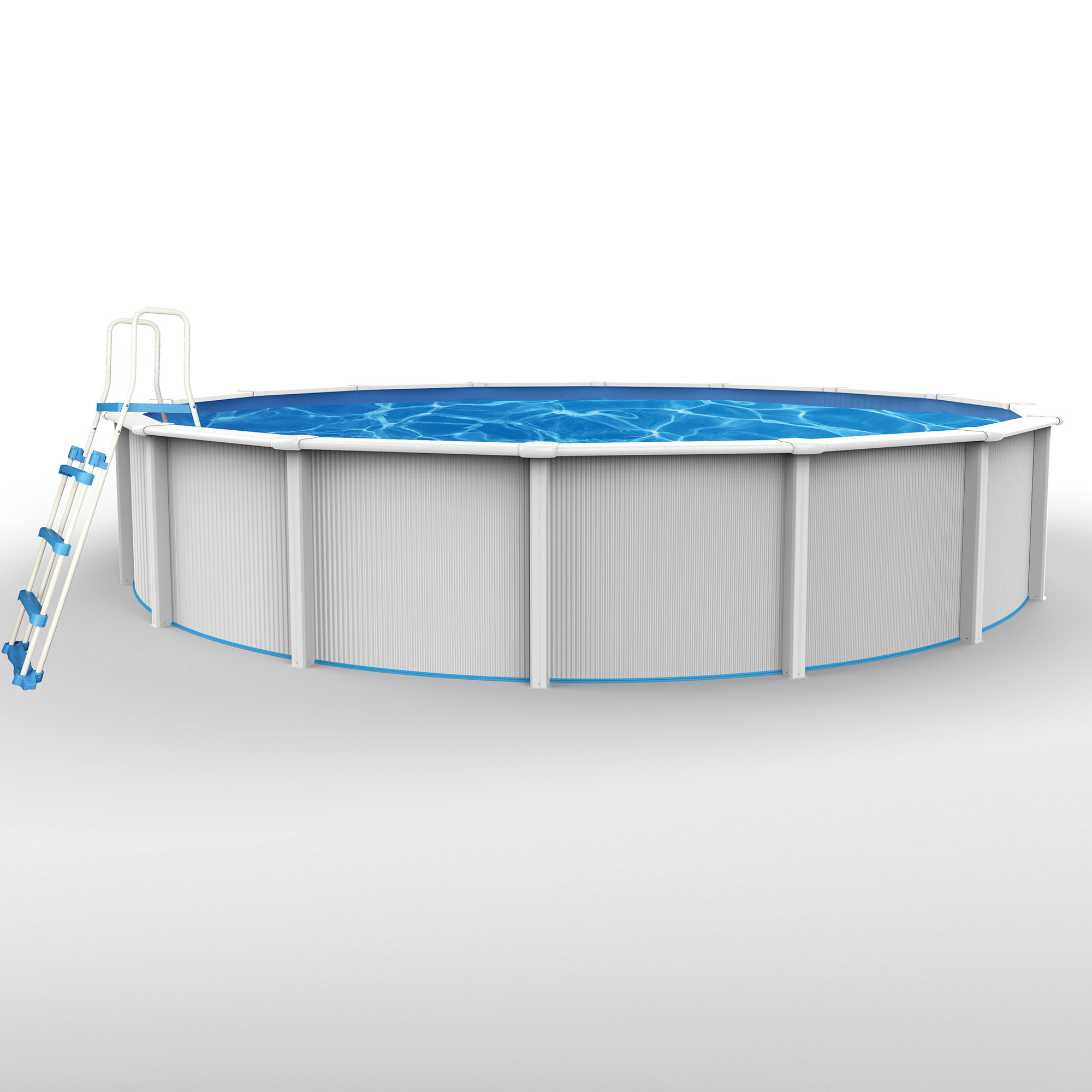 Above Ground Pool Rails
 Blue Wave Cambrian Round Ground Pool Package with 8