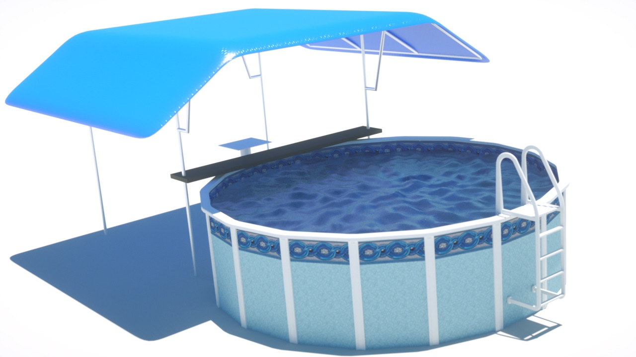 Above Ground Pool Shade
 Shade Canopy for Pools