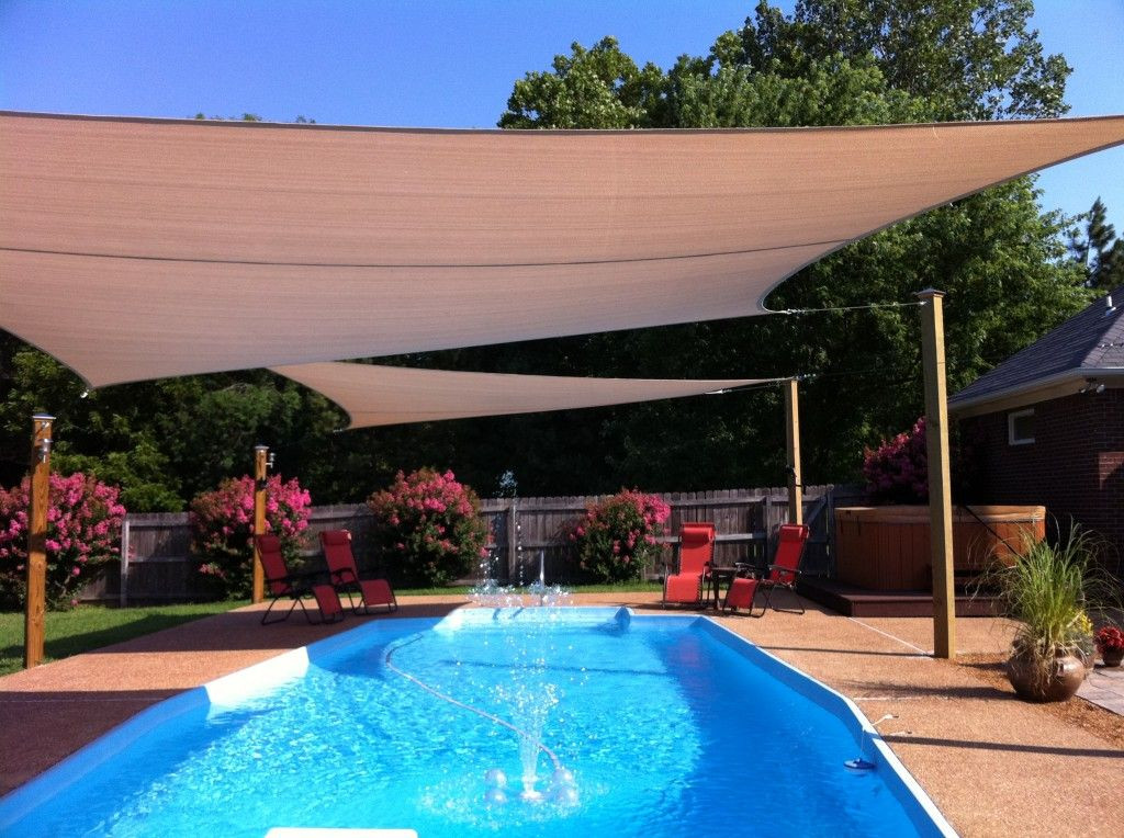 Above Ground Pool Shade
 Can t wait until we open the pool and my outdoor sun shade