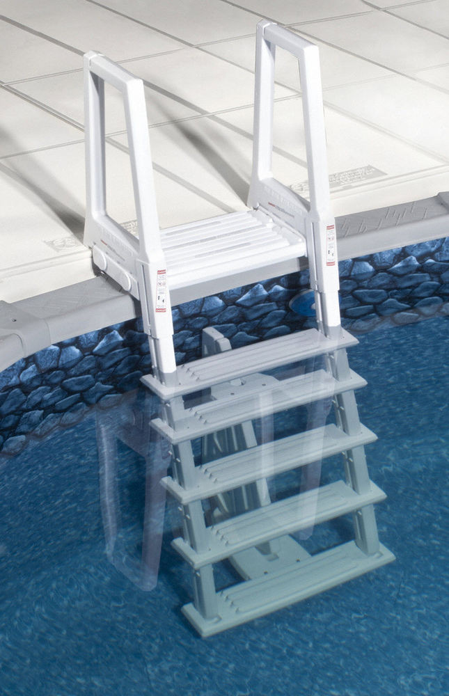 Above Ground Pool Stairs Steps
 NEW STRONG & STURDY POOL LADDER STEPS for ABOVE GROUND