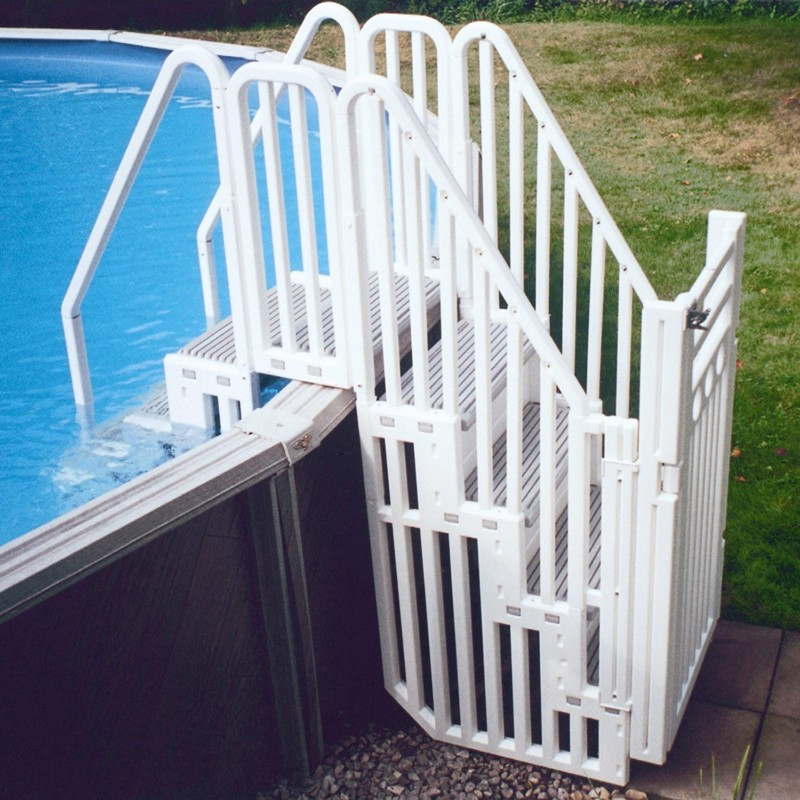 Above Ground Pool Stairs Steps
 Ground Swimming Pool Accessories and Equipment DIY
