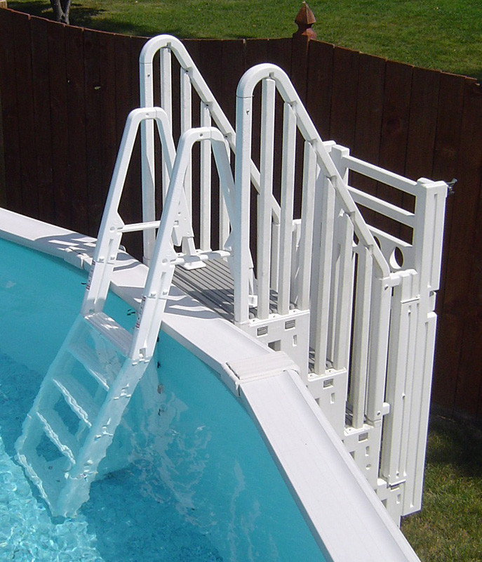 Above Ground Pool Stairs Steps
 Ladders & Steps