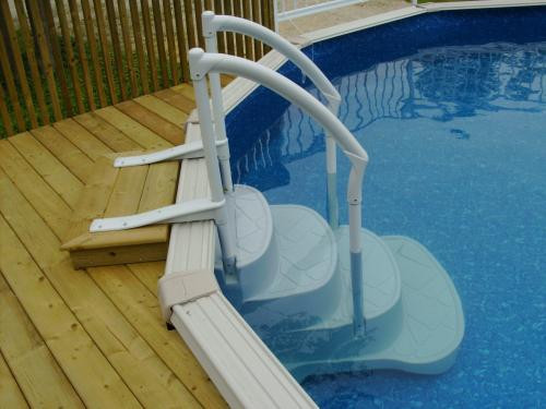 Above Ground Pool Stairs Steps
 ground Pools Rintoul s Leisurescapes Ground