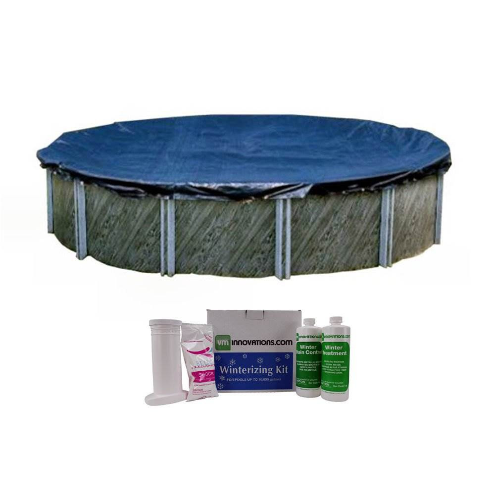 Above Ground Pool Winterizing Kit
 Swimline 21 Foot Round Ground Pool Cover with