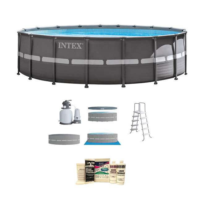Above Ground Pool Winterizing Kit
 Intex 18 x 52" Ultra Frame Ground Pool with Sand