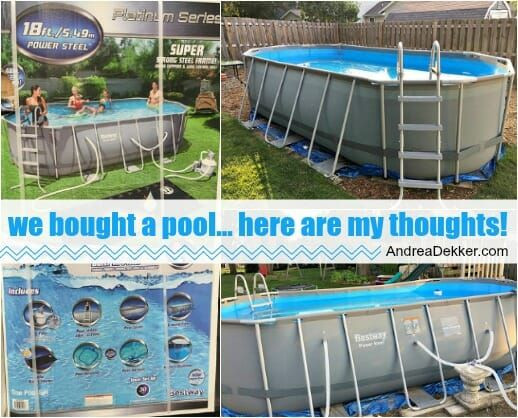 Above Ground Swimming Pool Costco
 We Bought a Costco Pool Here s Everything You Need to