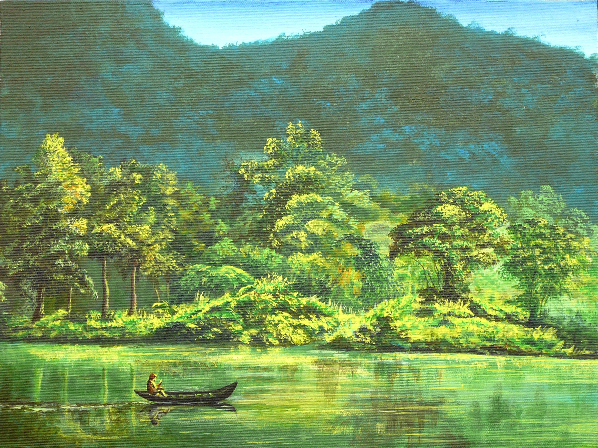 Acrylic Landscape Painting
 Rana Paintings