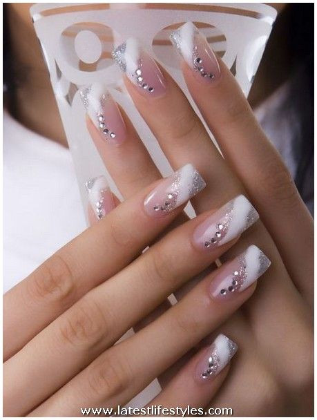 Acrylic Nail Designs For Weddings
 Wedding Acrylic Nail Polish Designs