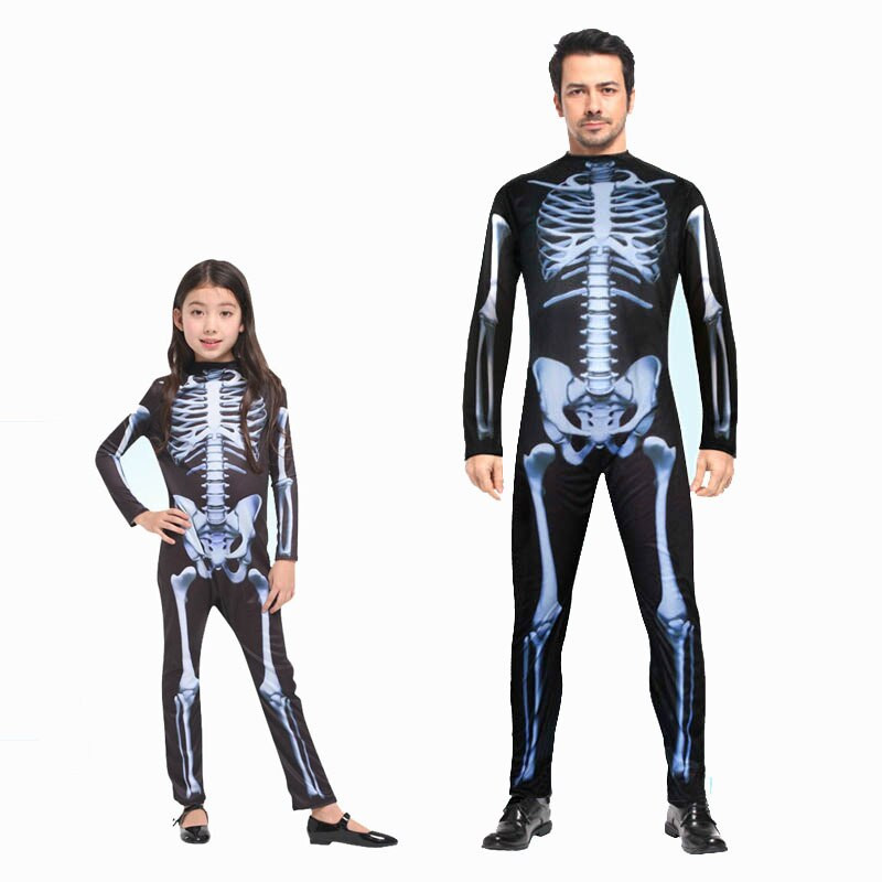 Adult Costumes For Kids Party
 Carnival halloween horror skeleton costumes for kids boys