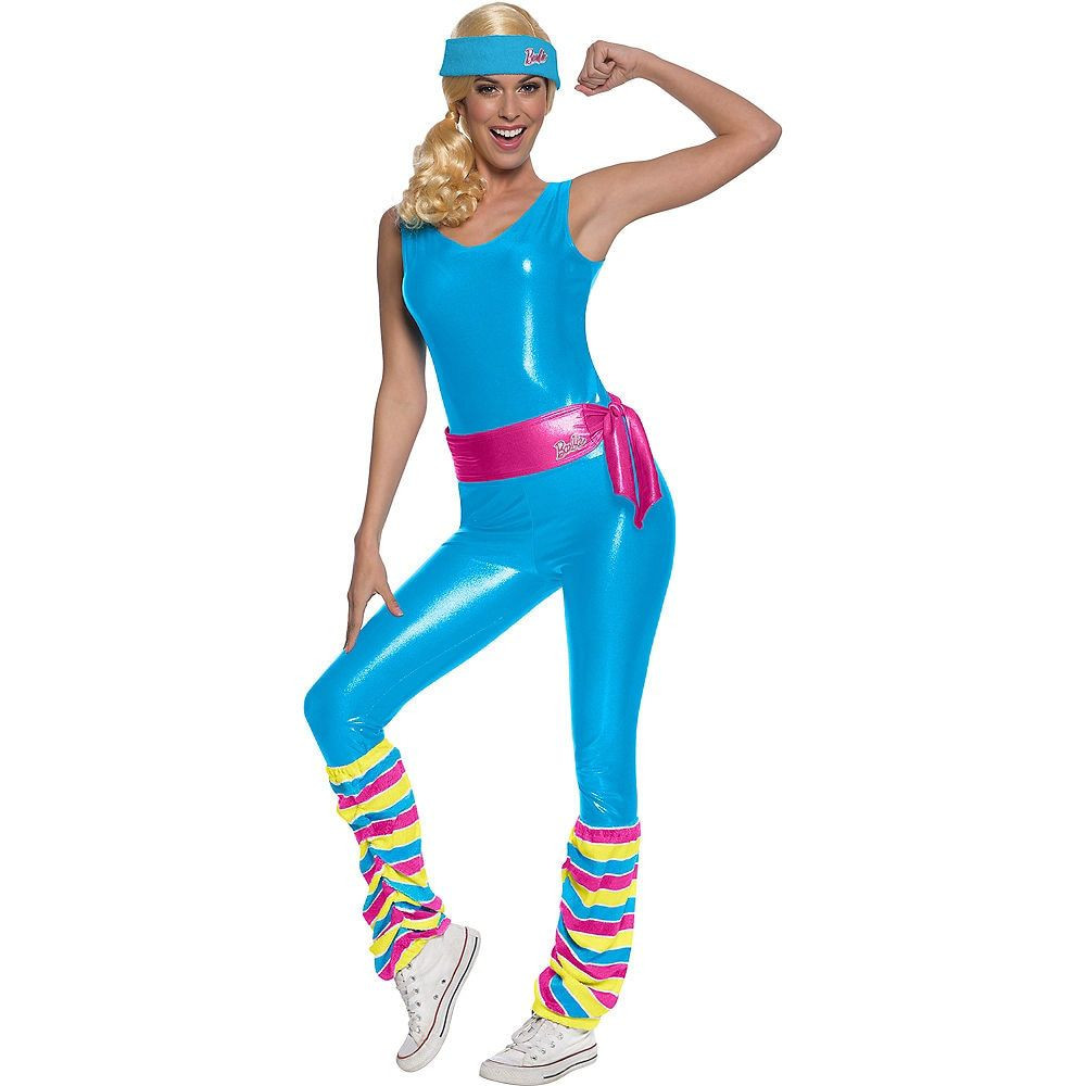 Adult Costumes For Kids Party
 Exercise Barbie Costume for Adults