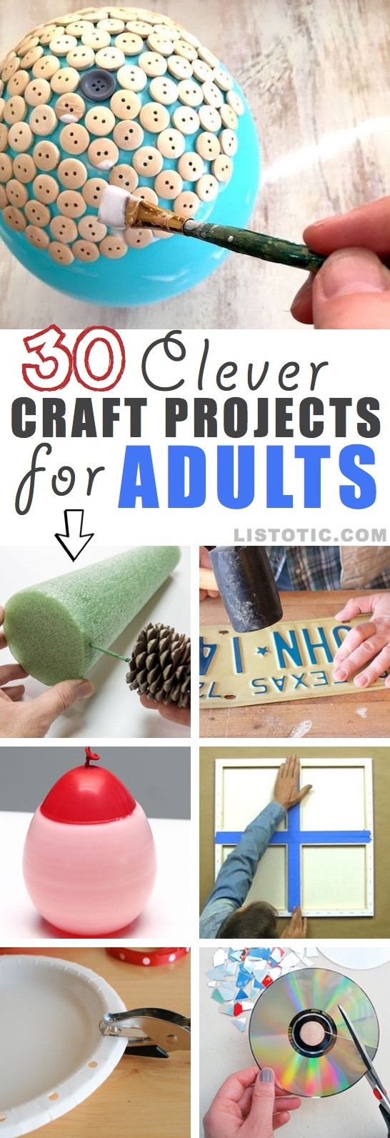 Adult Craft Projects
 Easy DIY Craft Ideas That Will Spark Your Creativity for
