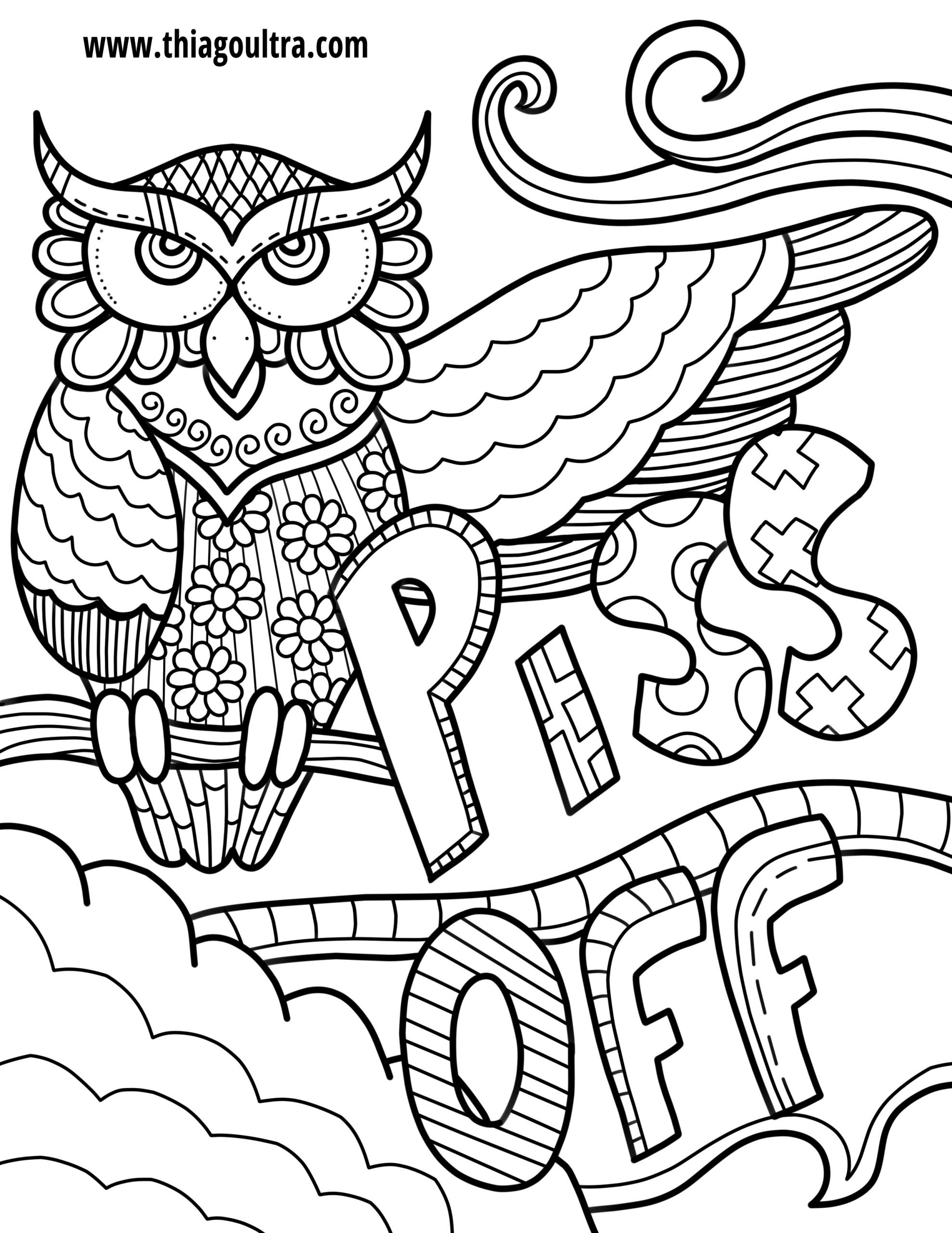 Adult Cursing Coloring Book
 Adult Swear Coloring Pages at GetDrawings