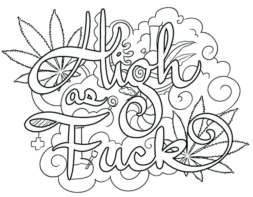 Adult Cursing Coloring Book
 Coloring Pages Curse Words at GetColorings