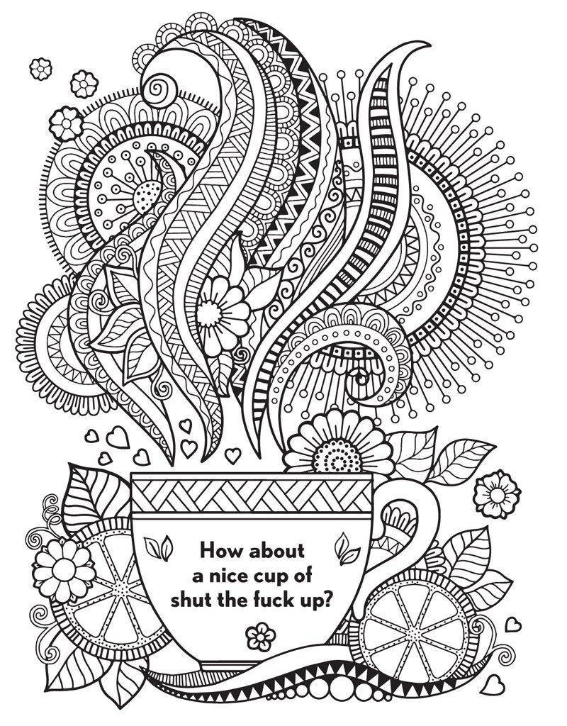 Adult Cursing Coloring Book
 Swear Word Coloring Pages Best Coloring Pages For Kids