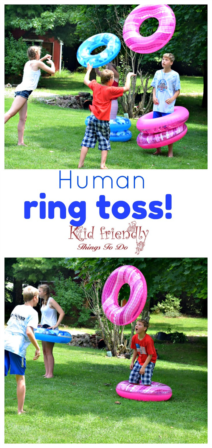 Adult Fun Activities
 Human Ring Toss Game A Fun and Easy Summer Outdoor Game