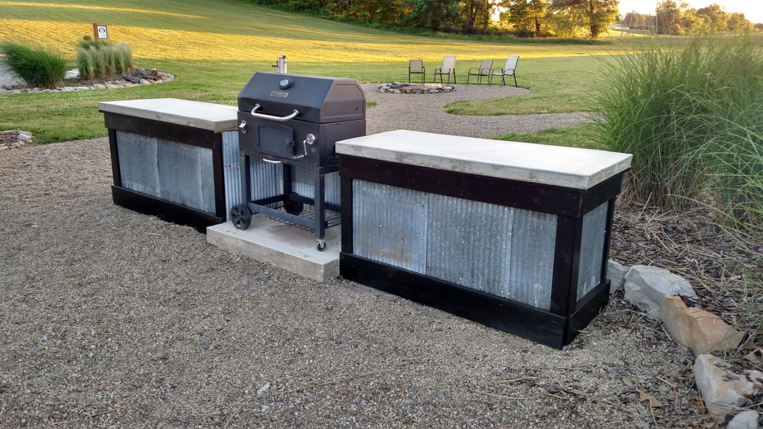 Affordable Outdoor Kitchens
 Creating An Inexpensive Outdoor Kitchen With Concrete