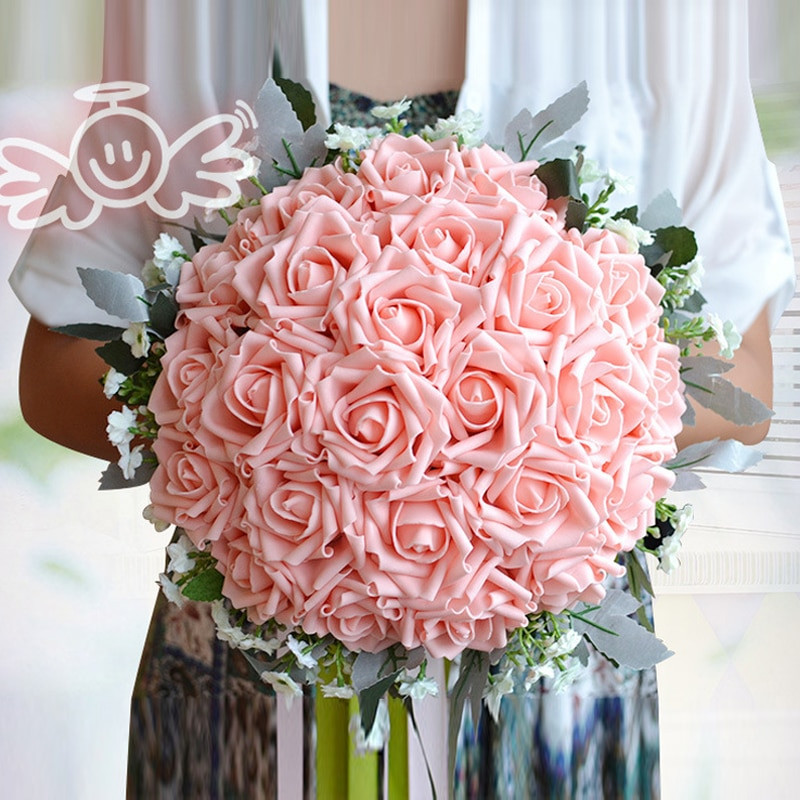 Affordable Wedding Flowers
 Best Selling romantic silk artificial wedding bouquets