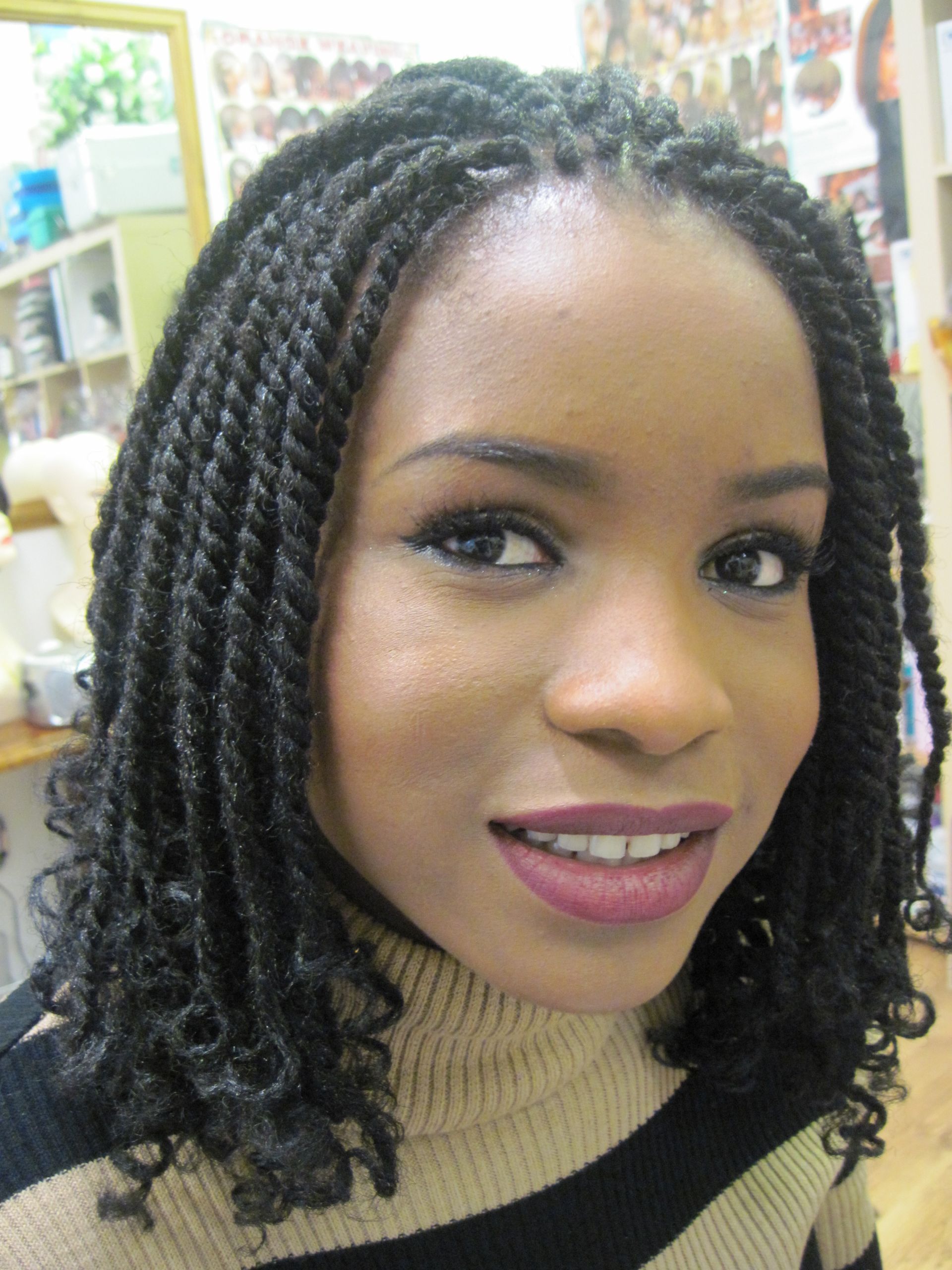 Afro Twist Braid Hairstyles
 MY SHORT NATURAL AFRO HAIR CLIENT