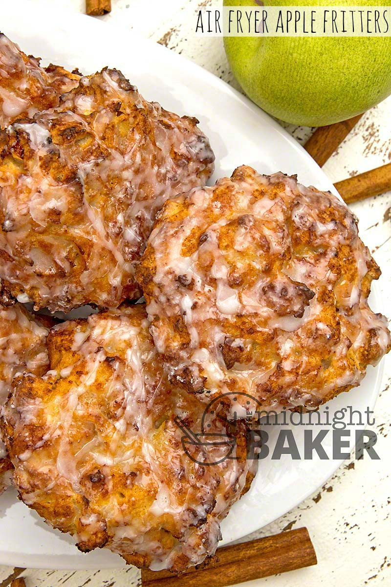 Air Fryer Apple Recipes
 Air Fryer Apple Fritters The Midnight Baker