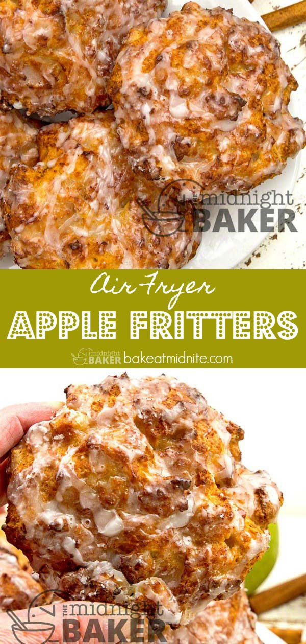 Air Fryer Apple Recipes
 Air Fryer Apple Fritters The Midnight Baker