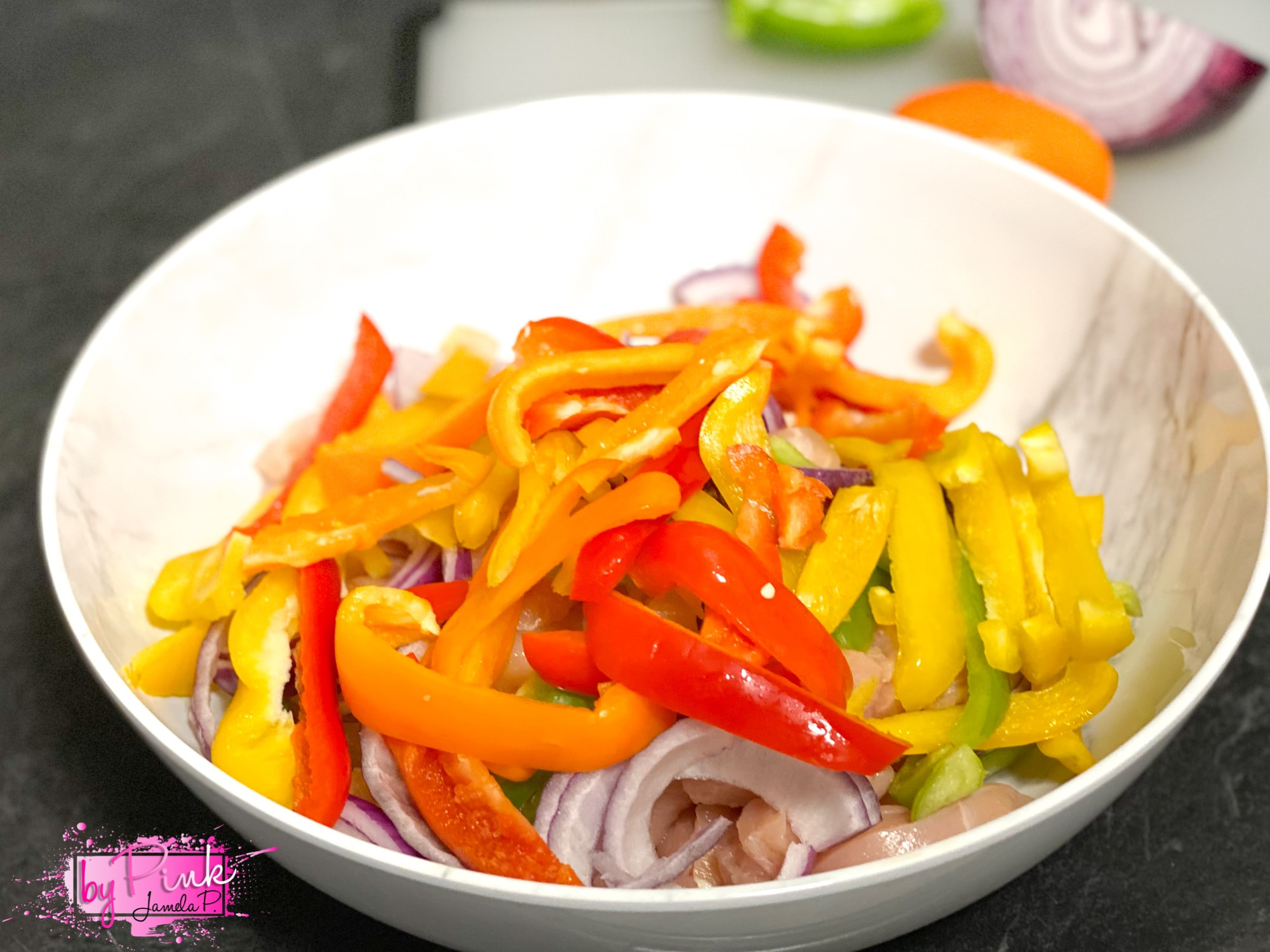 Air Fryer Chicken Fajitas
 Air Fryer Chicken Fajitas Recipe ⋆ by Pink