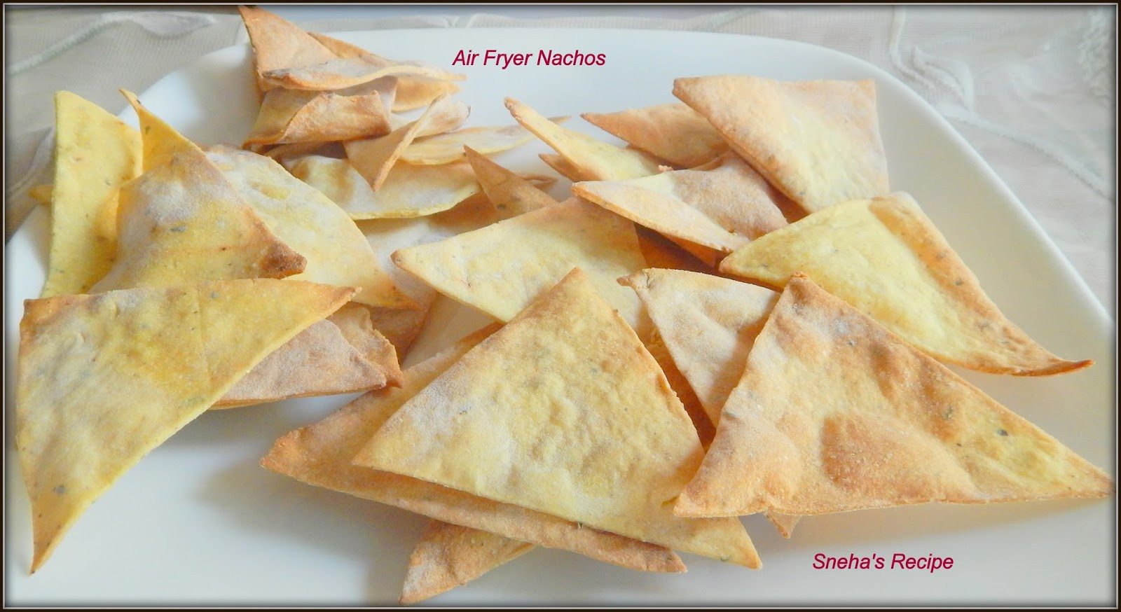 Air Fryer Nachos
 Air Fryer Nachos Sneha s Recipe