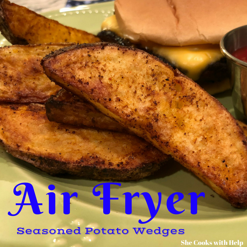 Air Fryer Potato Wedges
 Seasoned Crispy Potato Wedges Air Fryer Recipe She