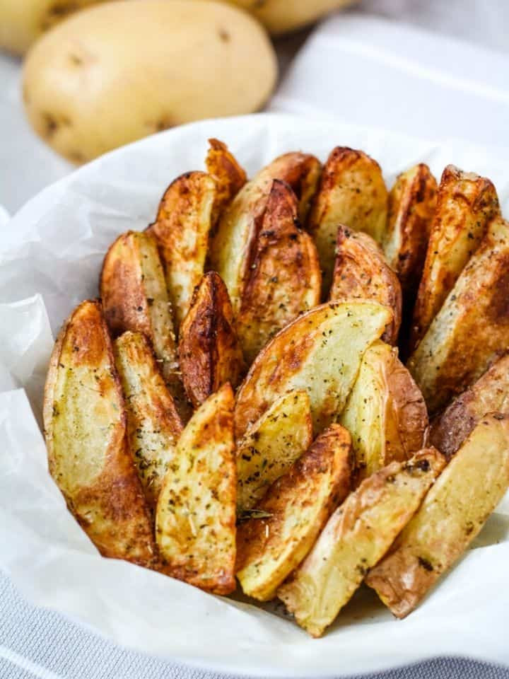 Air Fryer Potato Wedges
 Air Fryer Potato Wedges with Herbs