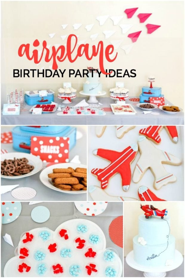 Airplane Birthday Decorations
 Airplane Birthday Party Spaceships and Laser Beams
