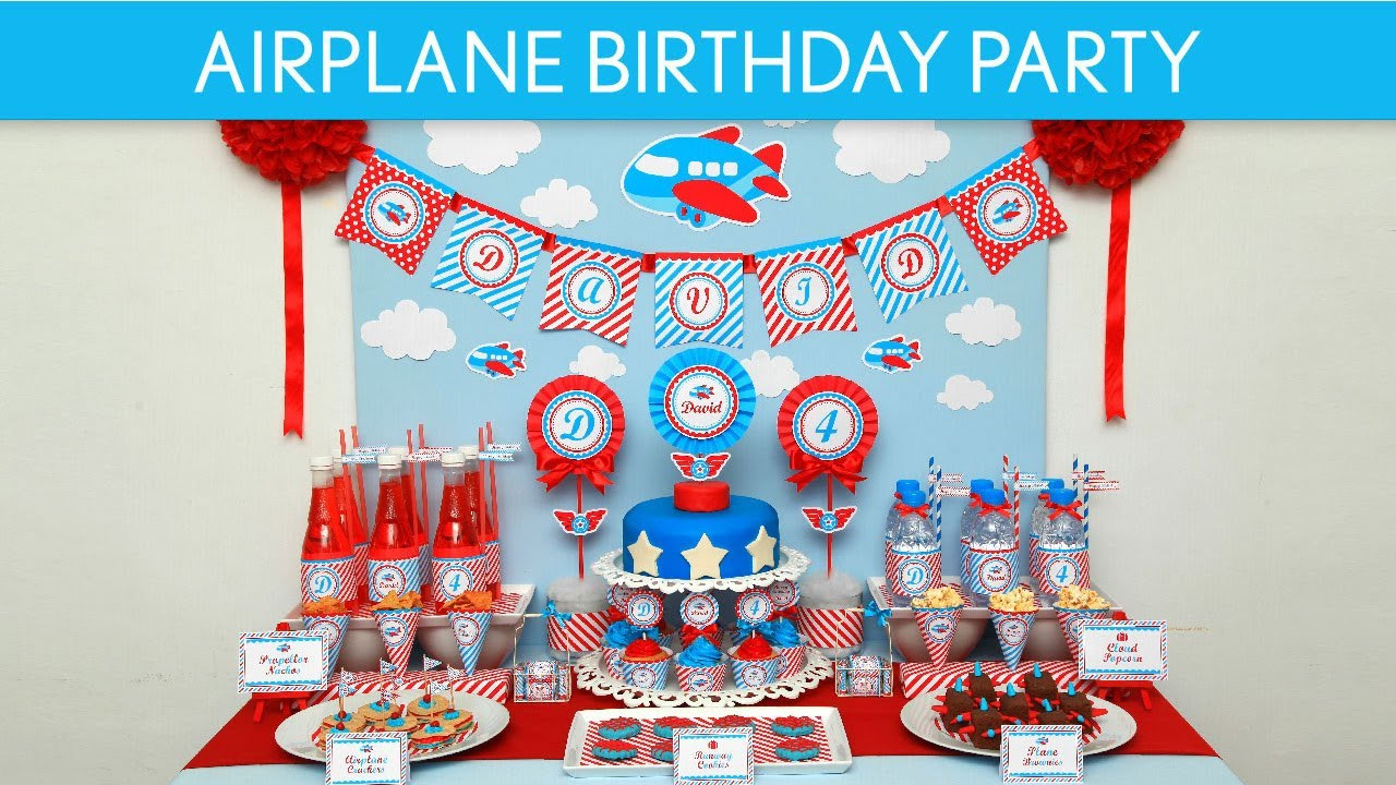 Airplane Birthday Decorations
 Airplane Birthday Party Ideas Airplane B33