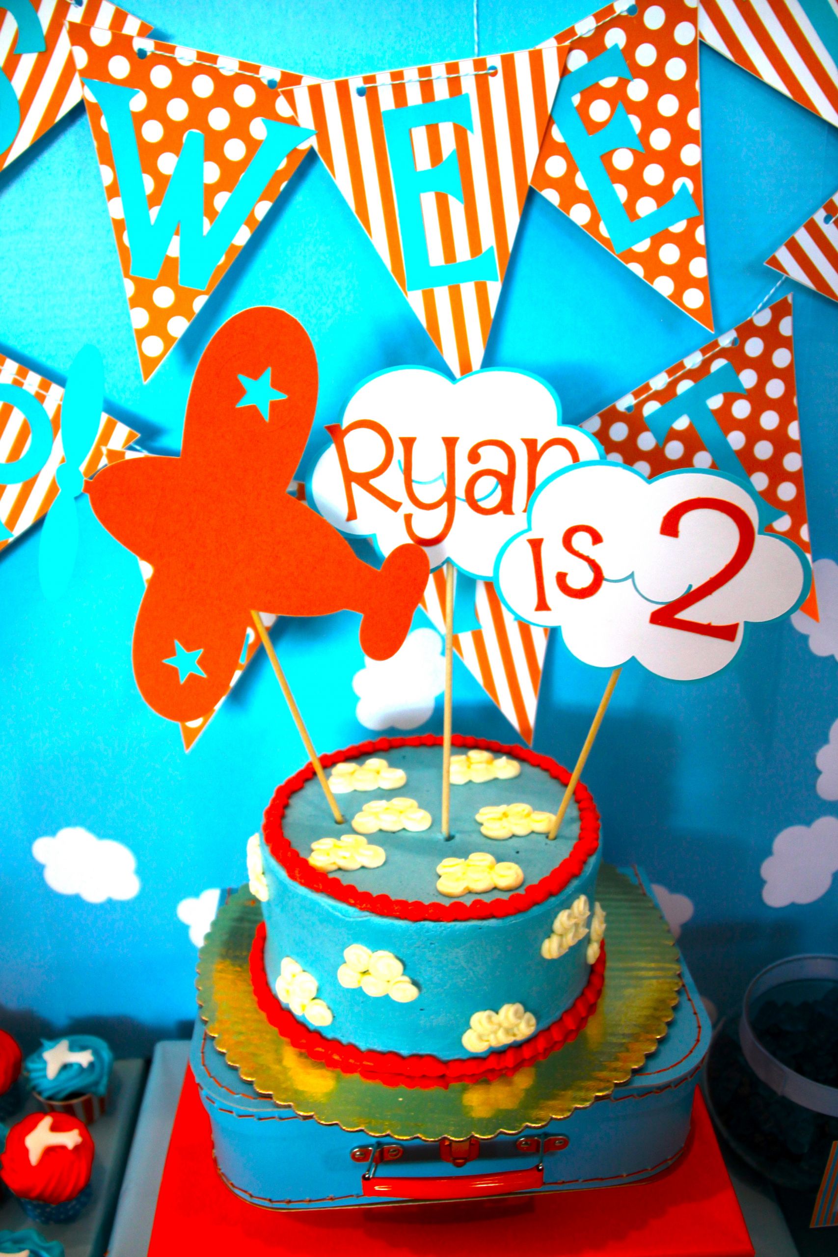 Airplane Birthday Decorations
 Airplane Birthday Party Project Nursery