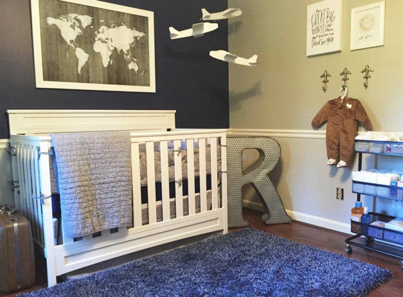 Airplane Decor For Baby Room
 Sky s The Limit For This Adorable Airplane Nursery