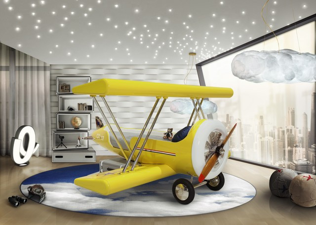 Airplane Pictures For Kids Room
 Kids Bedroom Design An Airplane Themed Bedroom For Little