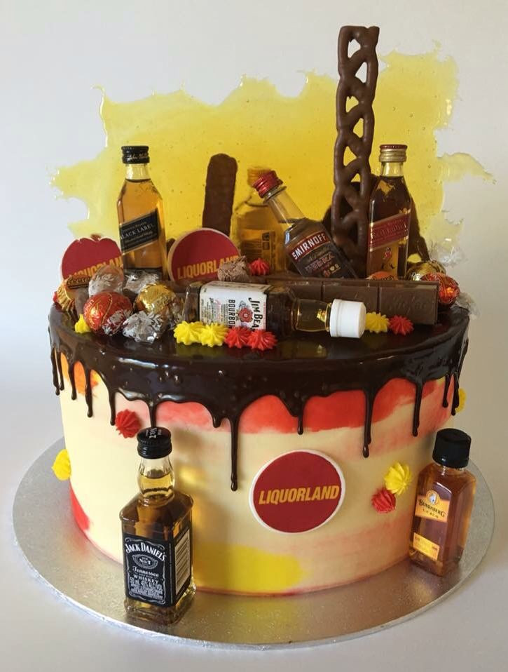 Alcohol Birthday Cake
 The 25 best Alcohol birthday cake ideas on Pinterest