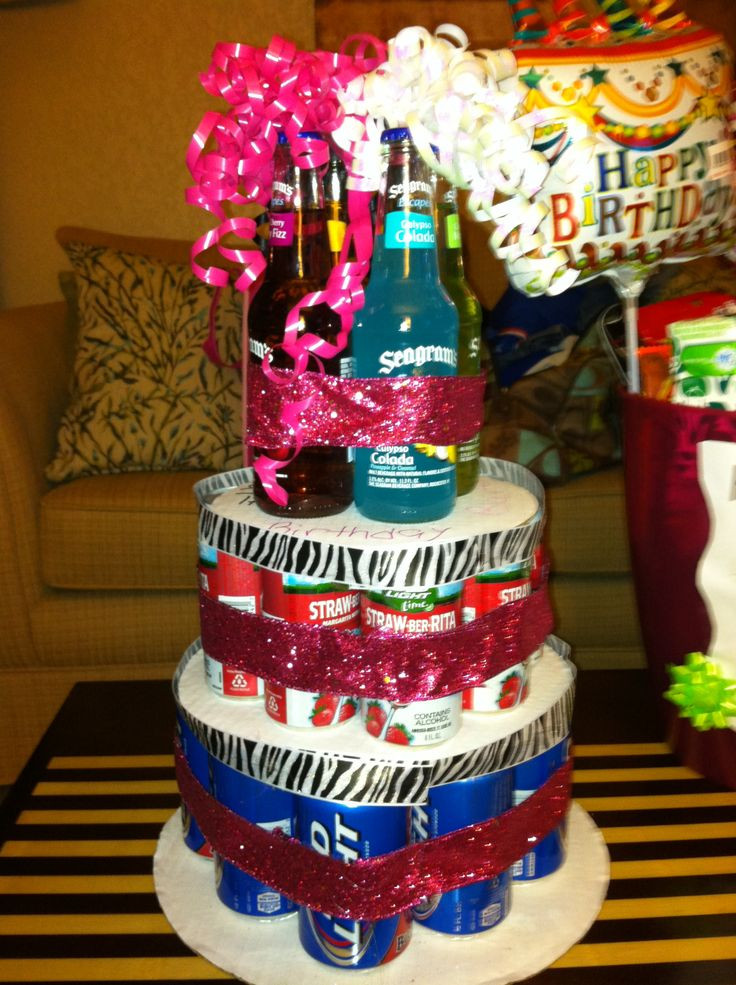 Alcohol Birthday Cake
 120 best images about easy DIY cake decorating on Pinterest