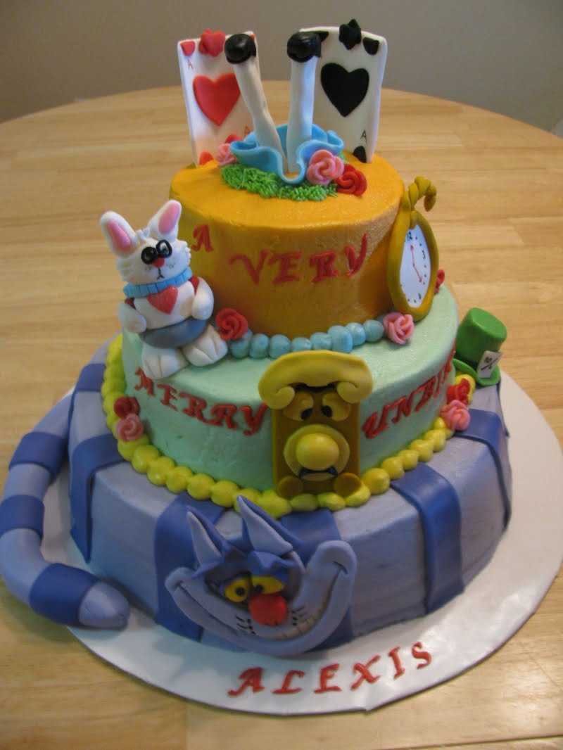 Alice In Wonderland Birthday Cakes
 Alice in Wonderland birthday cake ideas