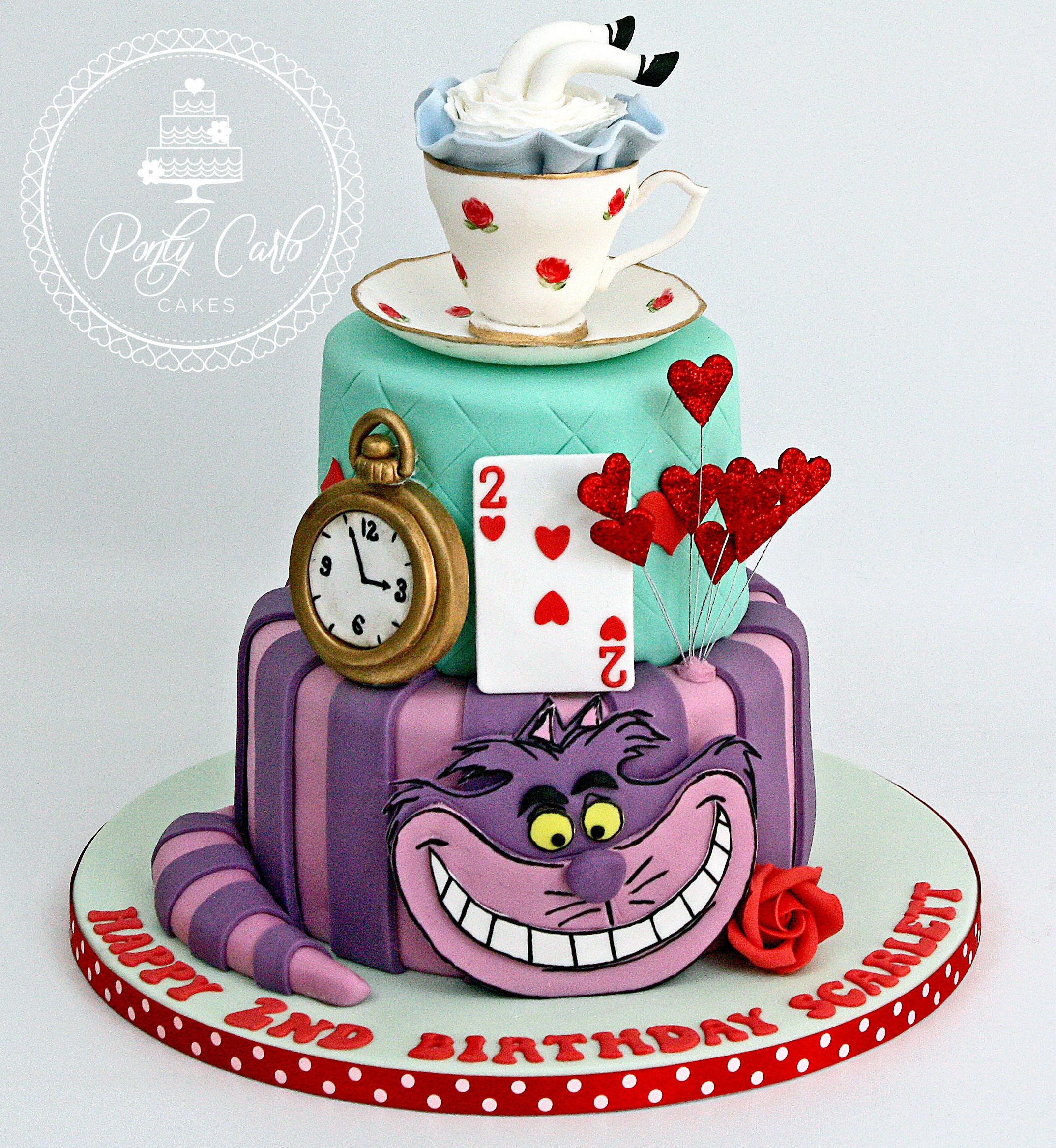 Alice In Wonderland Birthday Cakes
 Ponty Carlo Cakes