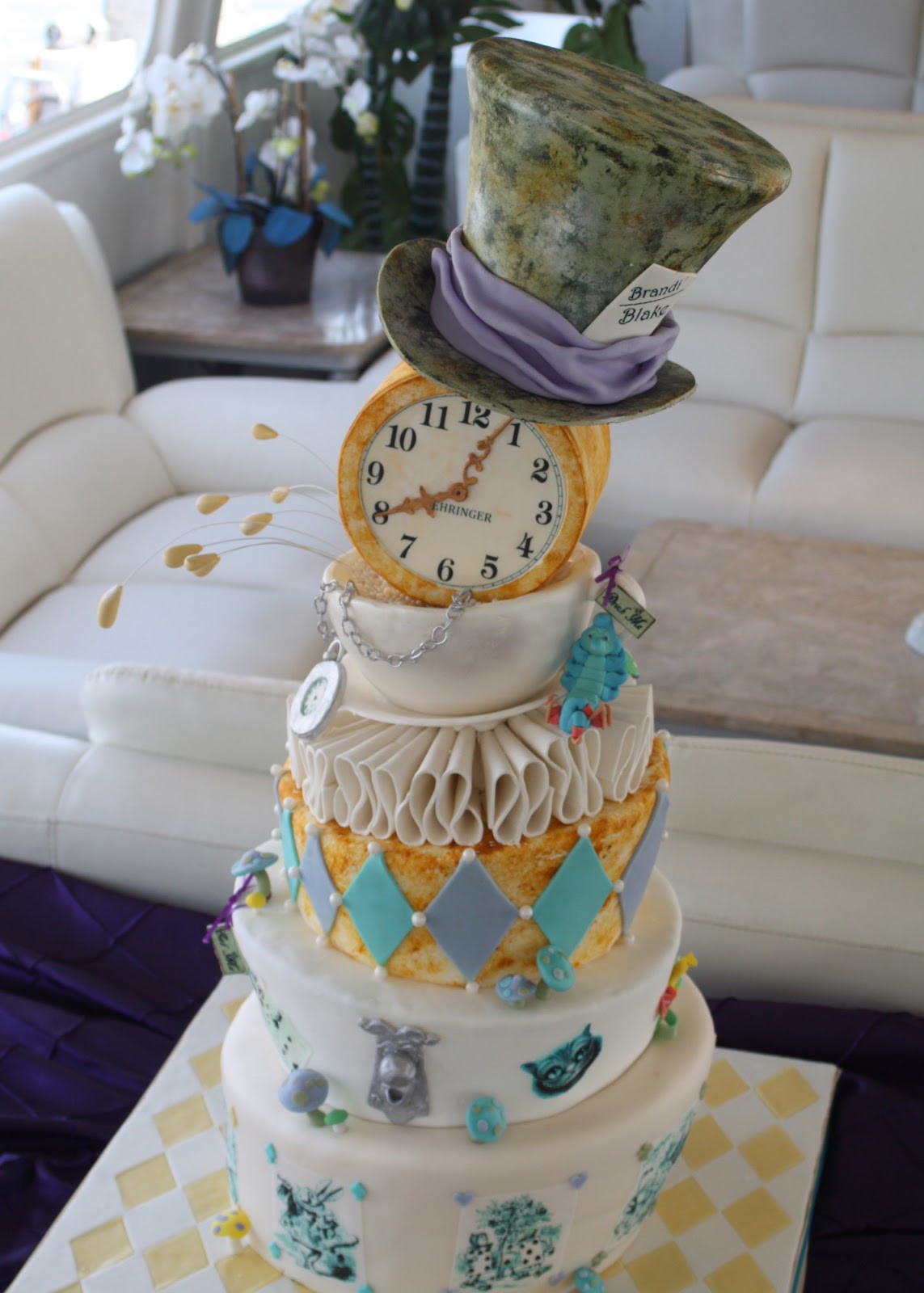 Alice In Wonderland Wedding Cakes
 Pastries By Vreeke Alice in Wonderland Wedding