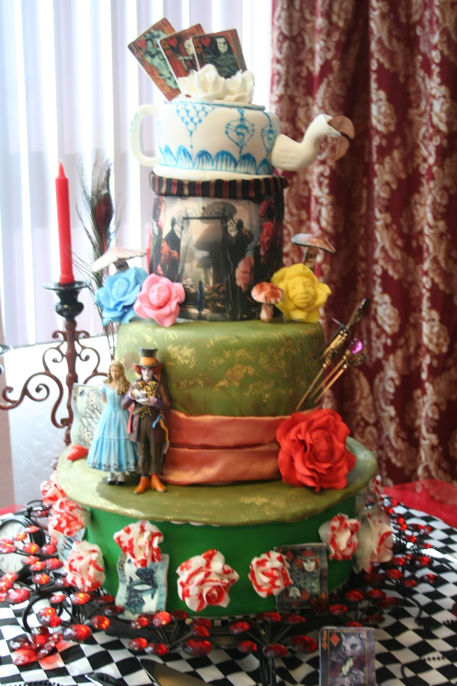 Alice In Wonderland Wedding Cakes
 Alice In Wonderland Wedding Cake CakeCentral