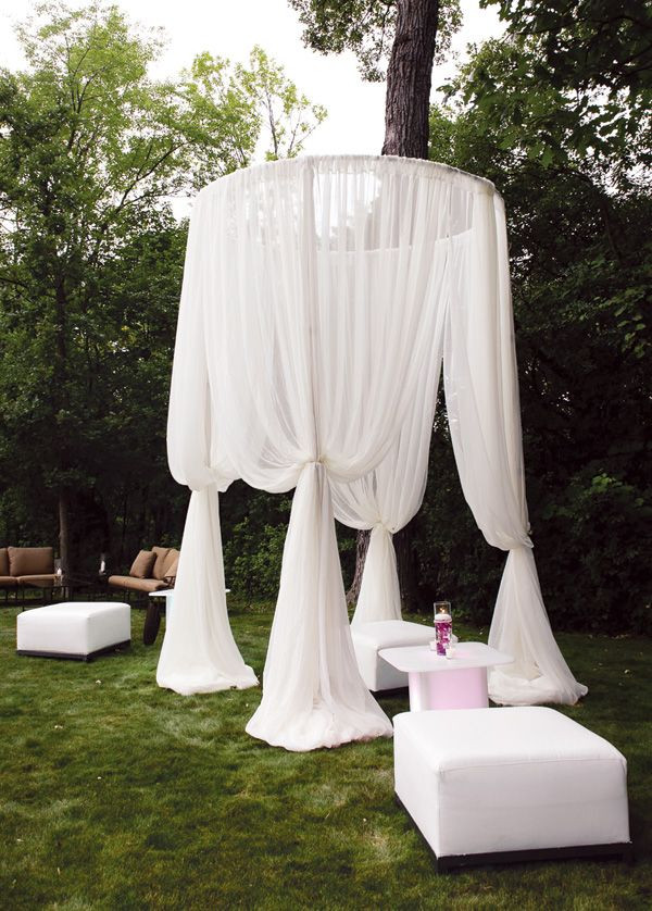 All White Backyard Party Ideas
 Colorful Summer 30th Birthday Party