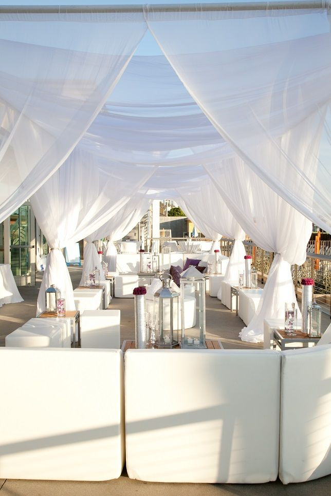 All White Backyard Party Ideas
 All white lounge in 2019
