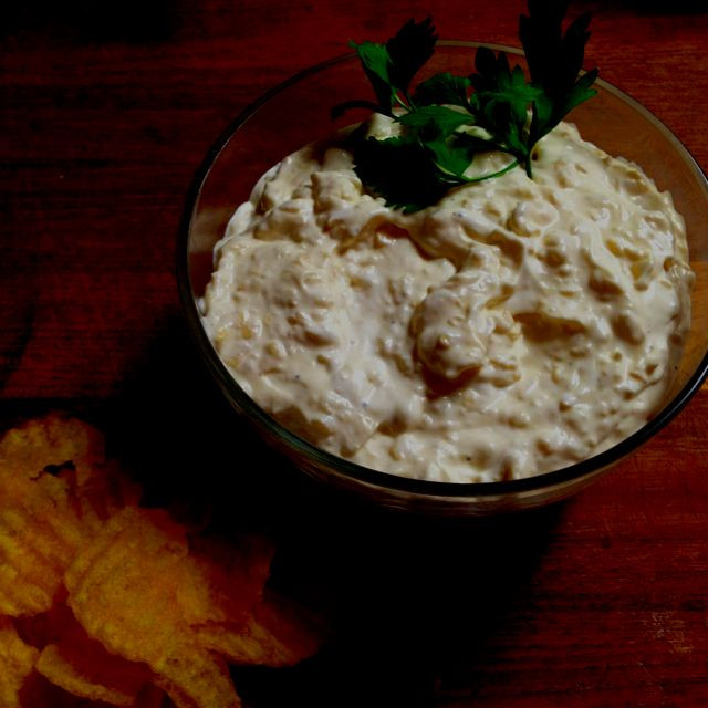 Alton Brown Onion Dip
 Homemade onion dip Recipe from Alton Brown via