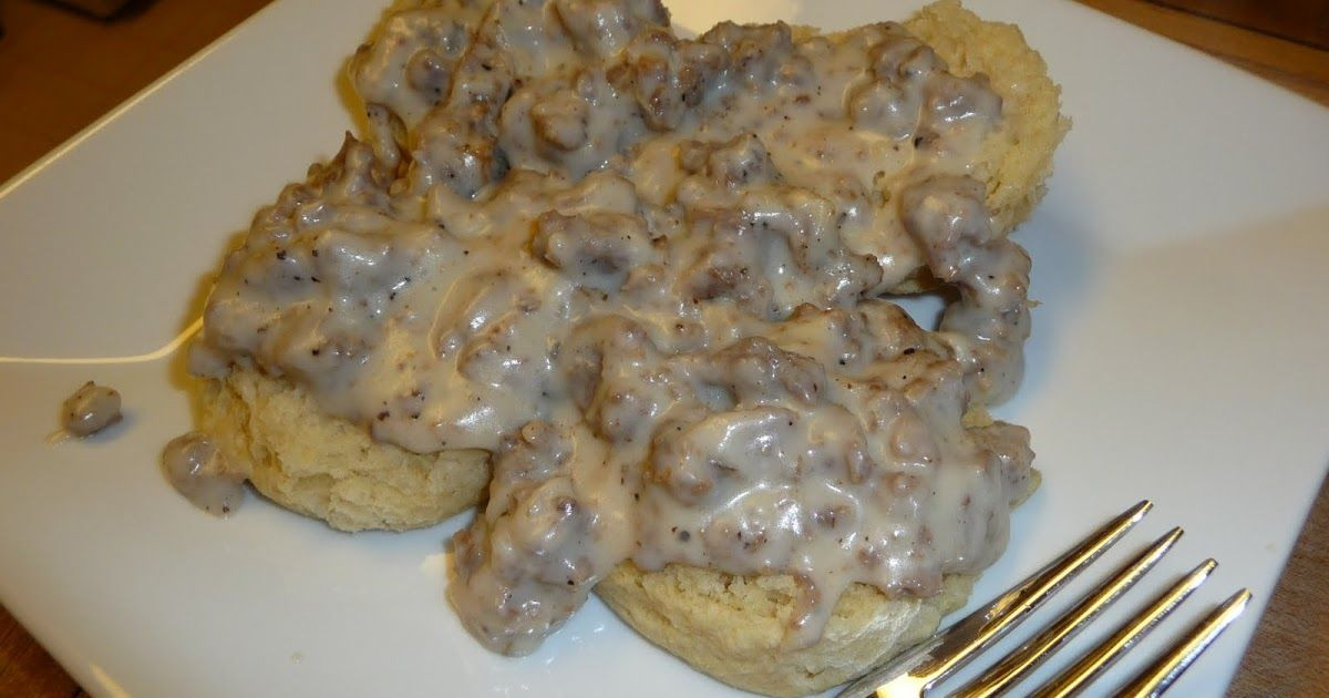 Alton Brown Southern Biscuit
 Southern Biscuits and Sawmill Gravy With images