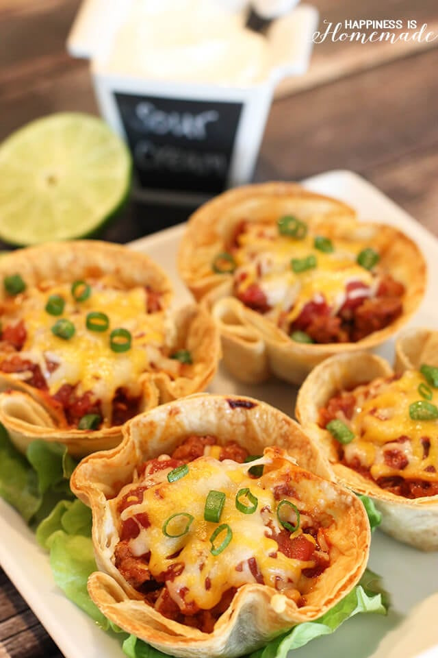 Amazing Dinner Ideas
 Easy Dinner Recipes 30 Minute Taco Cups Happiness is