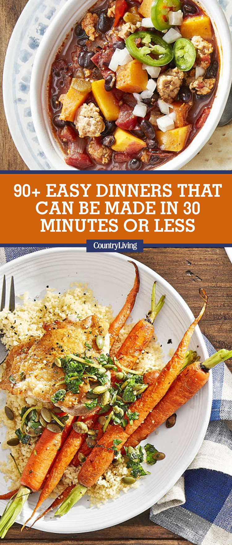 Amazing Dinner Ideas
 95 Quick and Easy Dinners Best Recipes for 30 Minute Meals