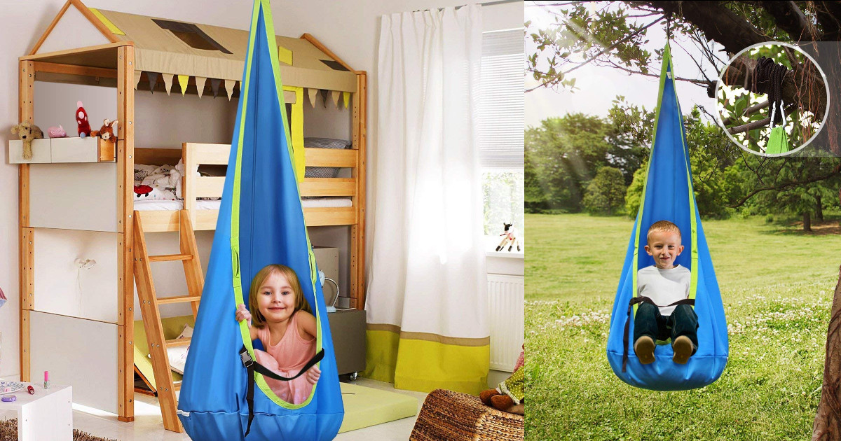 Amazon Kids Swing
 Amazon Kids Pod Swing Seat Hanging Hammock Chair Low