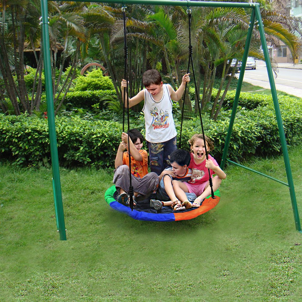 Amazon Kids Swing
 Blue island Tree Swing Children s Outdoor Size 40