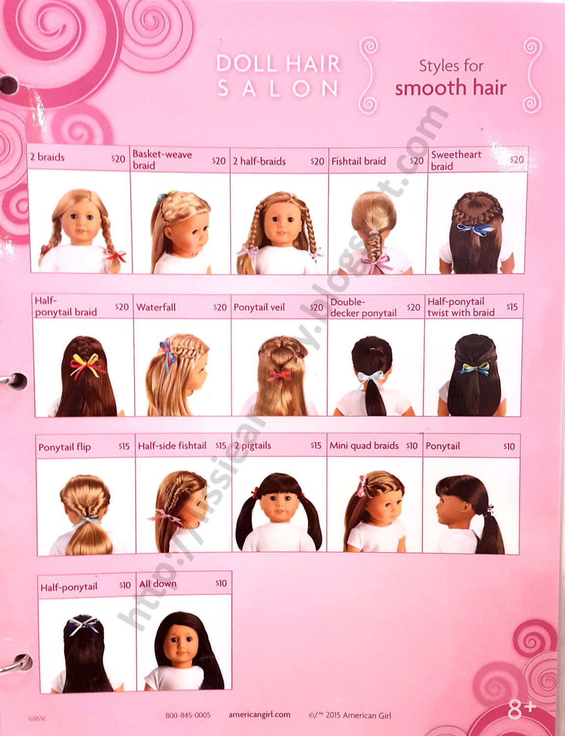 American Girl Hairstyle
 salon hairstyles