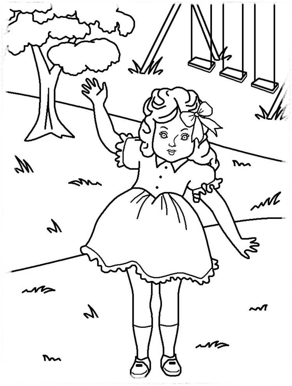 American Girls Coloring Pages
 American Girl Doll To Print And Color
