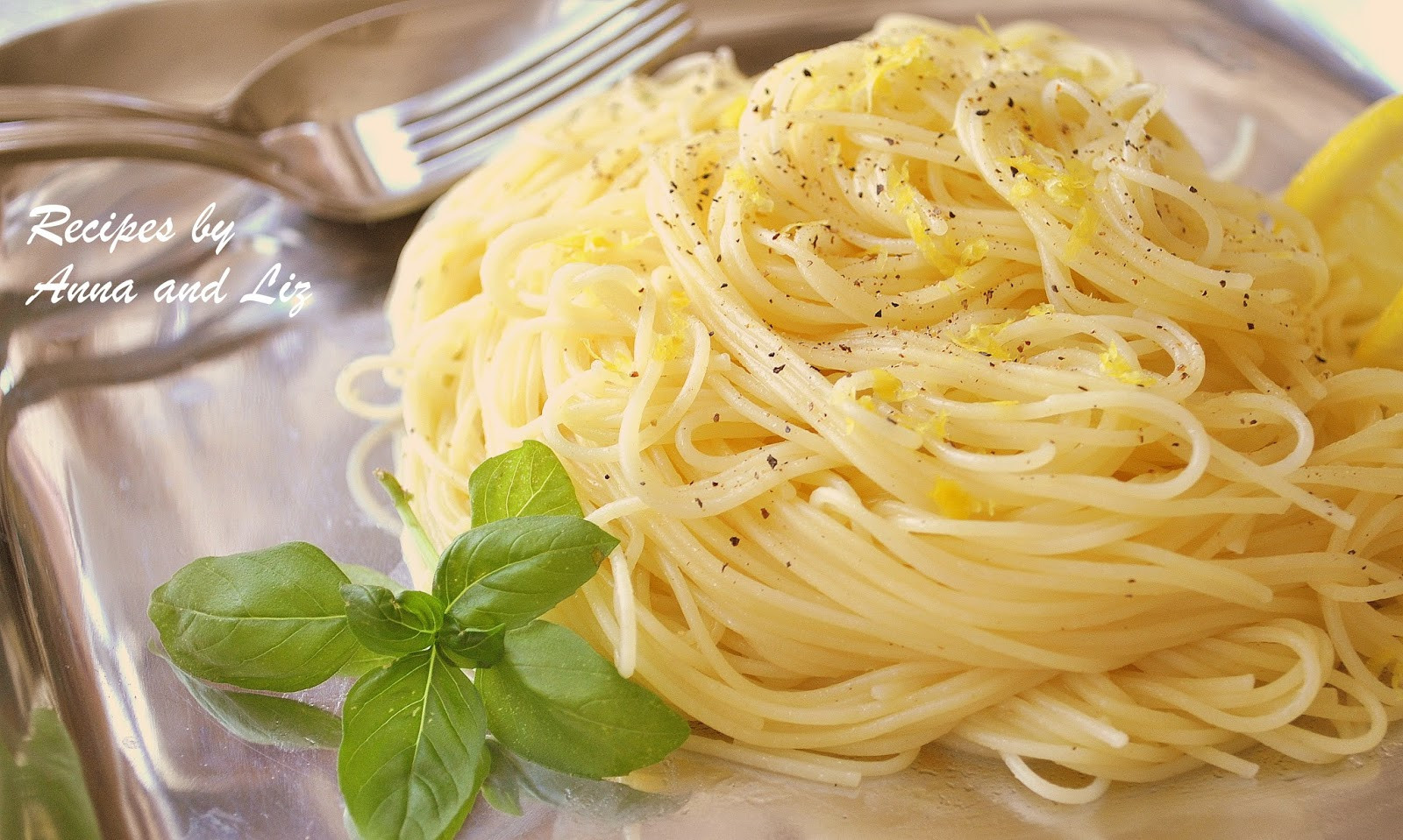 Angel Hair Noodles
 Angel Hair Pasta with Lemon Sauce 2 Sisters Recipes by